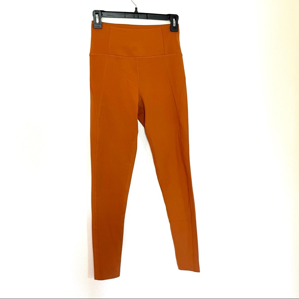 Girlfriend Collective High Rise Compressive Leggings Warm Brown Size S - Picture 3 of 8